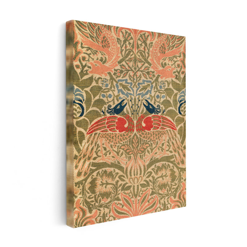 William Morris - paon n ° 2, Unframed, Canvas, 18"H x 24"W
