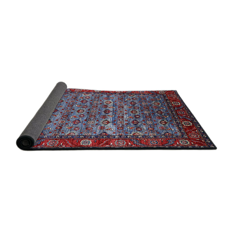Tapis oriental bleu Fresco, Rond 4 pi