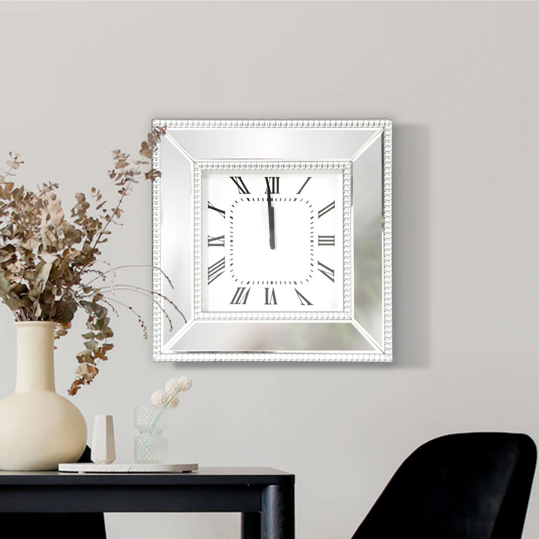 Dannicka Glass Wall Clock House of Hampton®