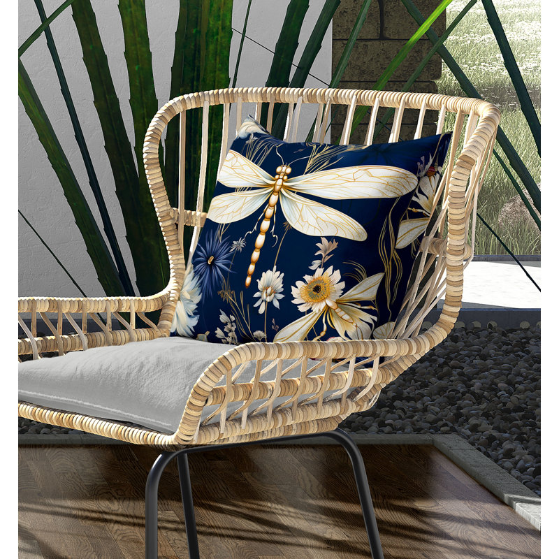 Coussin Dragonfly Drift Broadcloth, H 26 po x l 26 po
