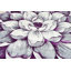 Tapis botanique mauve à effet 3D Ahn Flowers-1451890123