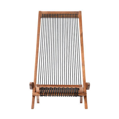 Solid Wood Folding Chair For Indoor Leisure - Great No Assembly Effortless Storage And Transit Roping Comfort Stylish & Outdoor Requirement Easy Transport