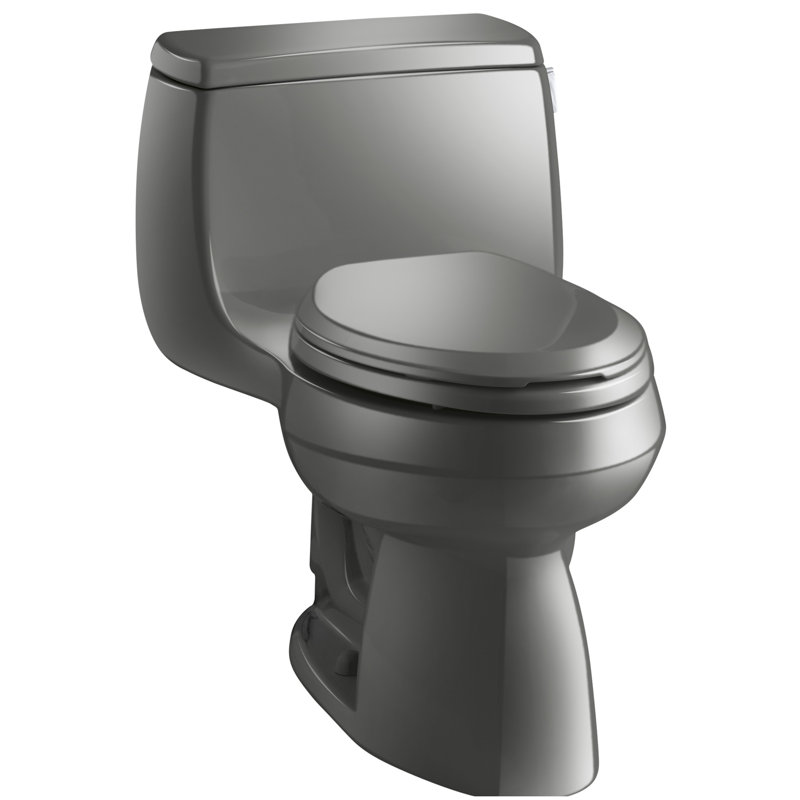Gabrielle™ Comfort Height 1.28 GPF Elongated One-Piece Toilet, Thunder Grey