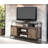 Rustic Tv Stand With Doors, Accommodates 50-59" Tvs, Concealed Storage Option For Living Room In Design, 58" Max Tv, 6 Compartments