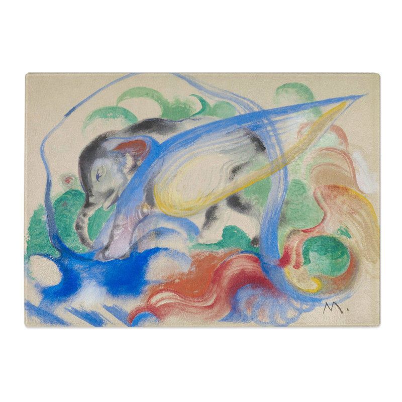 Fairy Animal by Franz Marc Chopping Board, 28.5cm W x 39cm L
