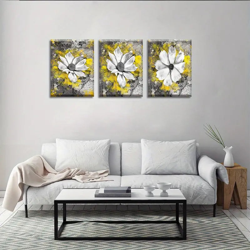 3 Piece Wrapped Canvas Wall Art