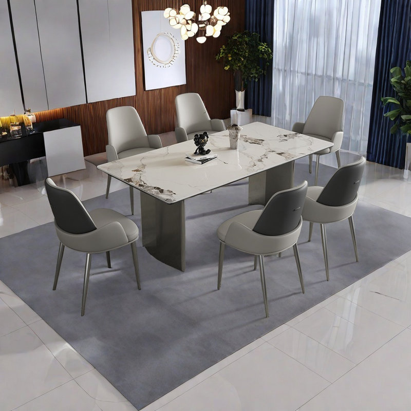 99%Antibacterial Double Deck Dining Table Set, 29.52"H x 70.86"L x 35.43"W