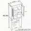 Armoire de rangement au-dessus de la toilette-773745470