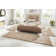 Wolly Machine Woven Brown Rug