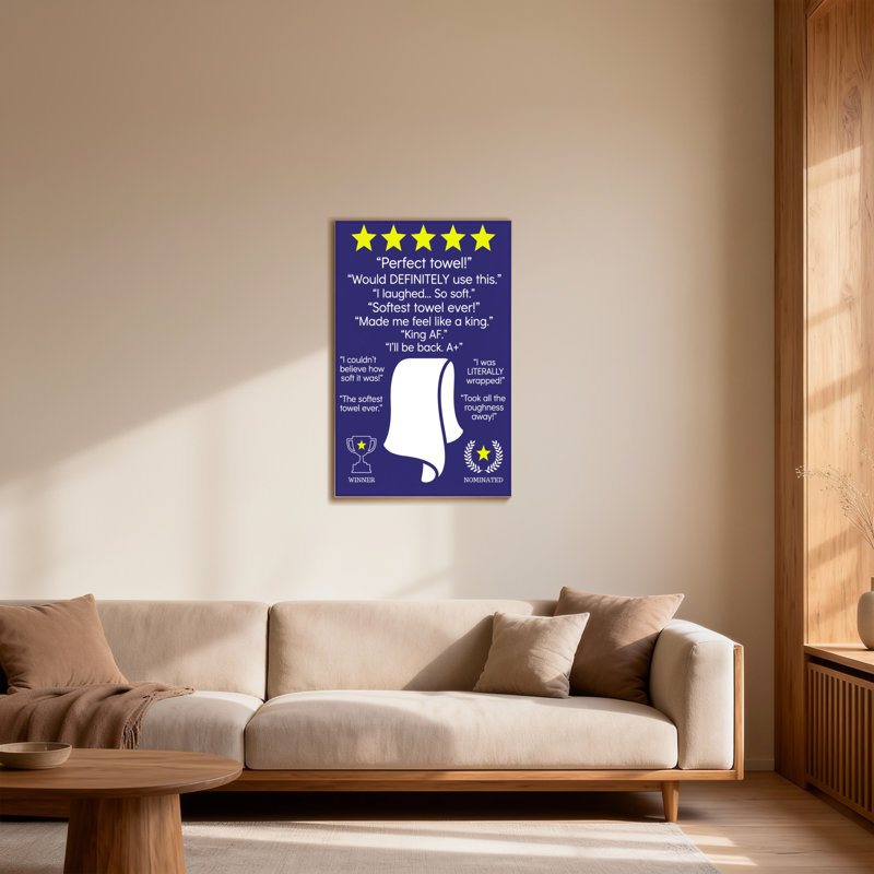 «Bath & Laundry» Cinq étoiles pour les serviettes, H 12 po x l 18 po