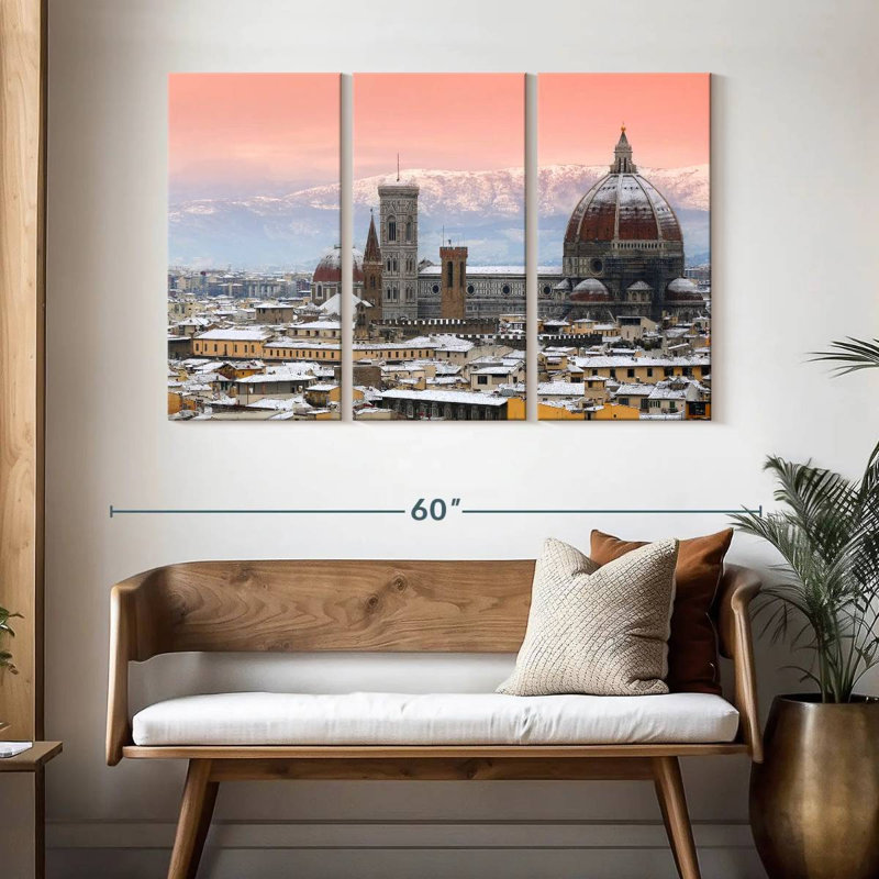 Rorry Florence In Winter, 32" H x 50" W