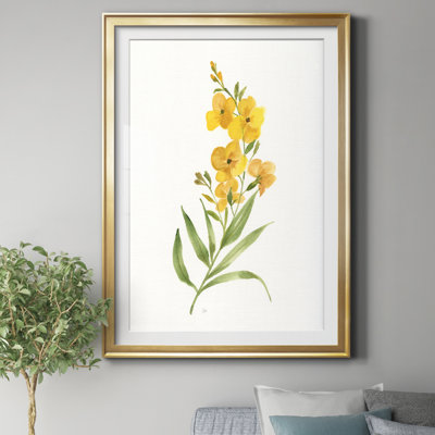 " Ochre Botanical II " Painting Print