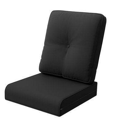 Outdoor 4" Deep Seat Cushion Set - Olefin Fabric, Weather-Resistant & Fade-Resistant