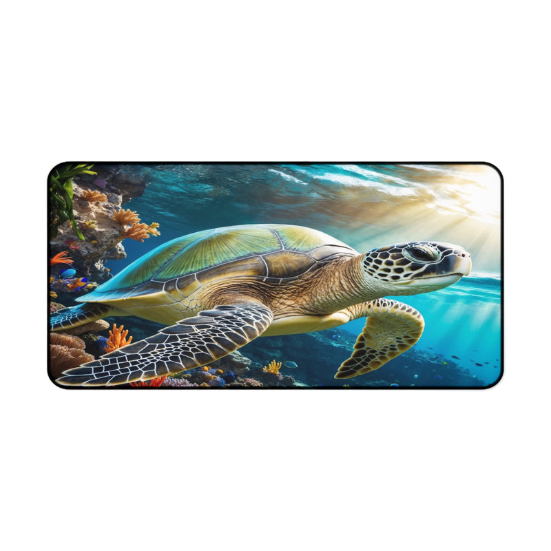 Polyester Desk Pad, 14.4x12.1