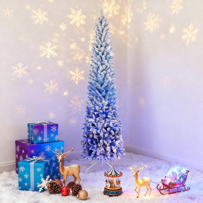 Arbre de Noël artificiel floqué Premium Premium