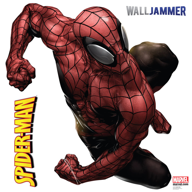 Spider-Man Entertainment Non-Wall Damaging Wall Decal