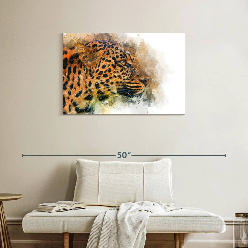 Brampt Wild Cat, 24" H x 36" W