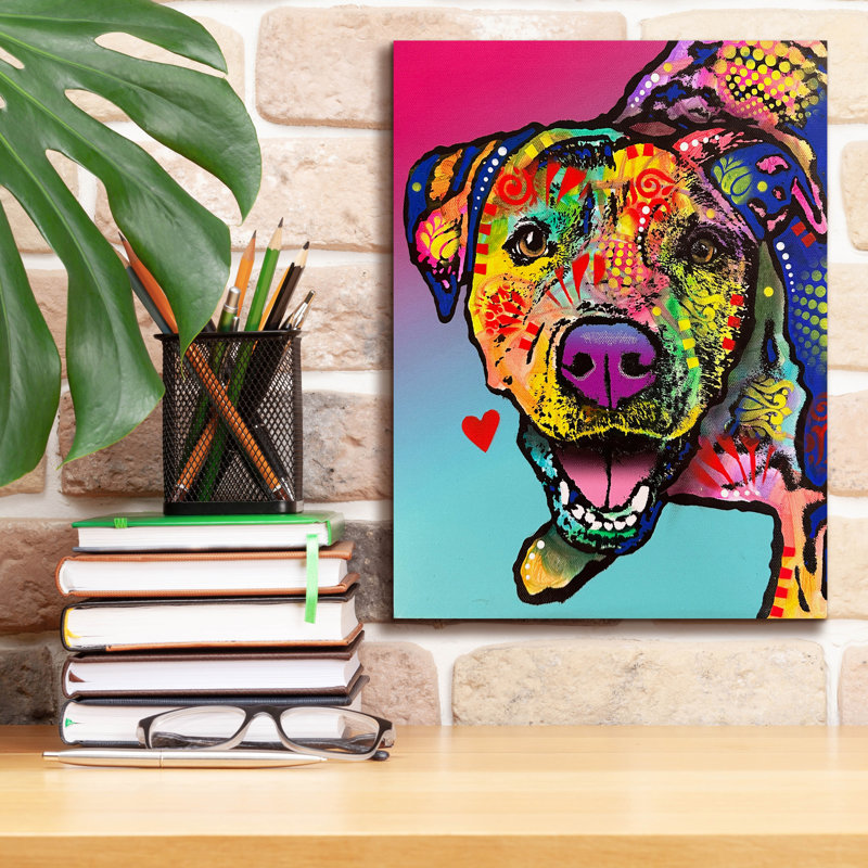 «Up» par Dean Russo, art mural sur toile, H 16 po x l 12 po x P 0,75 po