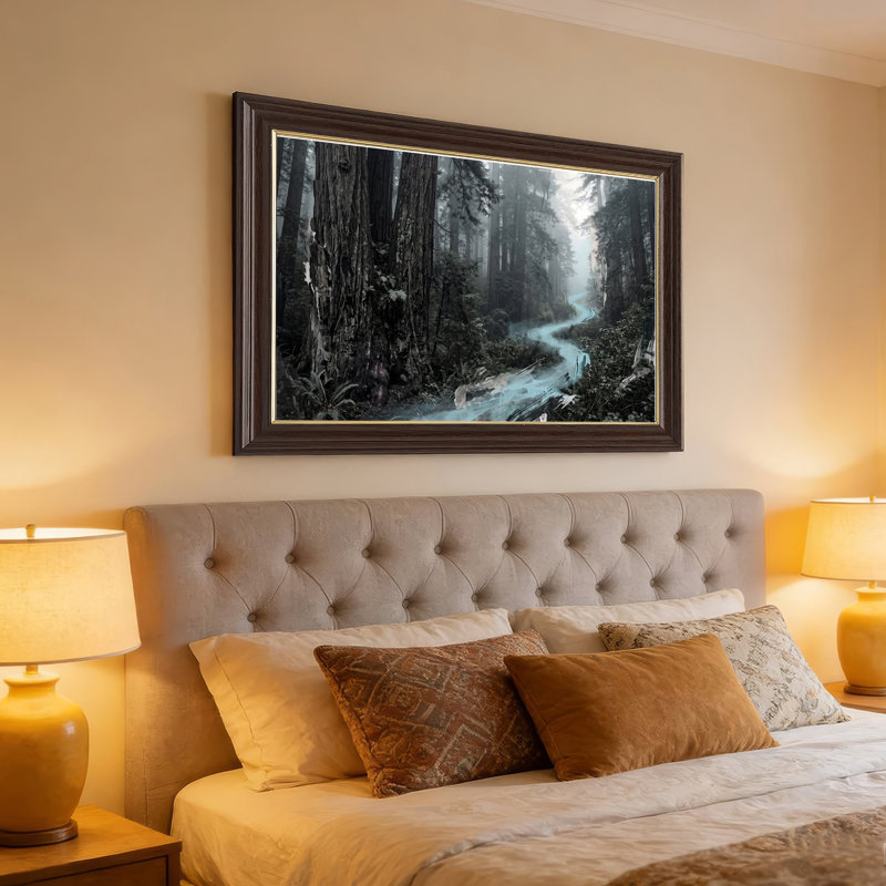 Art mural sur toile Misty Forest, 16"H x 24"W
