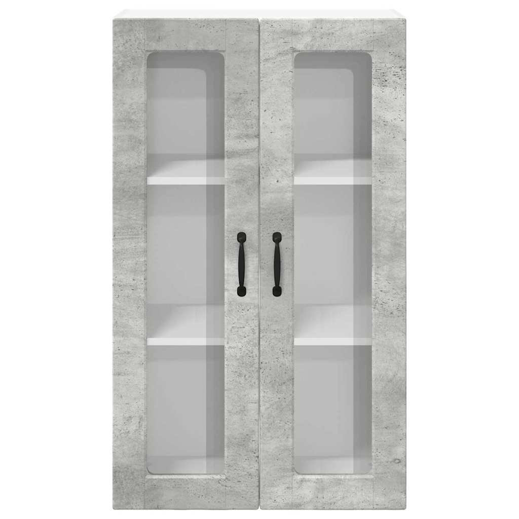 Vidaxl Kitchen Wall Cabinet With Shelf Concrete Grey 80 X 31 X 100 Cm