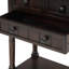 Console étroite, table de canapé mince avec trois tiroirs de rangement et tablette inférieure, table de couloir-963462899