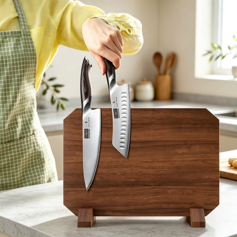Fcbnposi Magnetic Knife Block