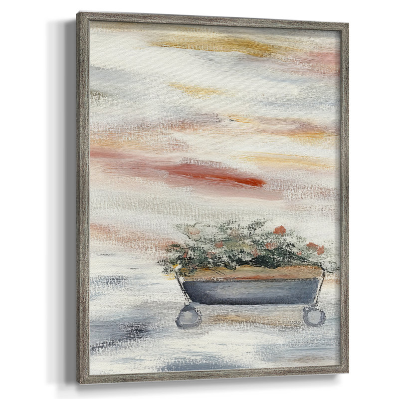 «Christmas Holiday Art CCXLIV», reproduction d'art encadrée - bois massif, H 11 po x l 9 po