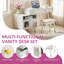 Versatile Vanity Desk With Lighted Flip-top Mirror & Adjustable Cabinet – 3-in-1 Makeup Dressing Table