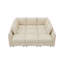 Canapé-lit modulaire rembourré avec rangement beige-906433888