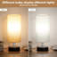 Petite lampe de table minimaliste pour chambre à coucher, table de chevet, salon, bureau et dortoir - élégante lampe de bureau avec abat-jour en lin, base E26 (ampoule non incluse)