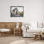 "Cabin at Sunset", art mural encadré par Donnie Quillen-1267159500-1267159501