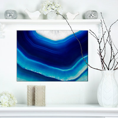 « blue slice agate crystal », impression