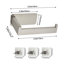 4pcs Self-Adhesive Stainless Steel Bathroom Hardware Set-120876381