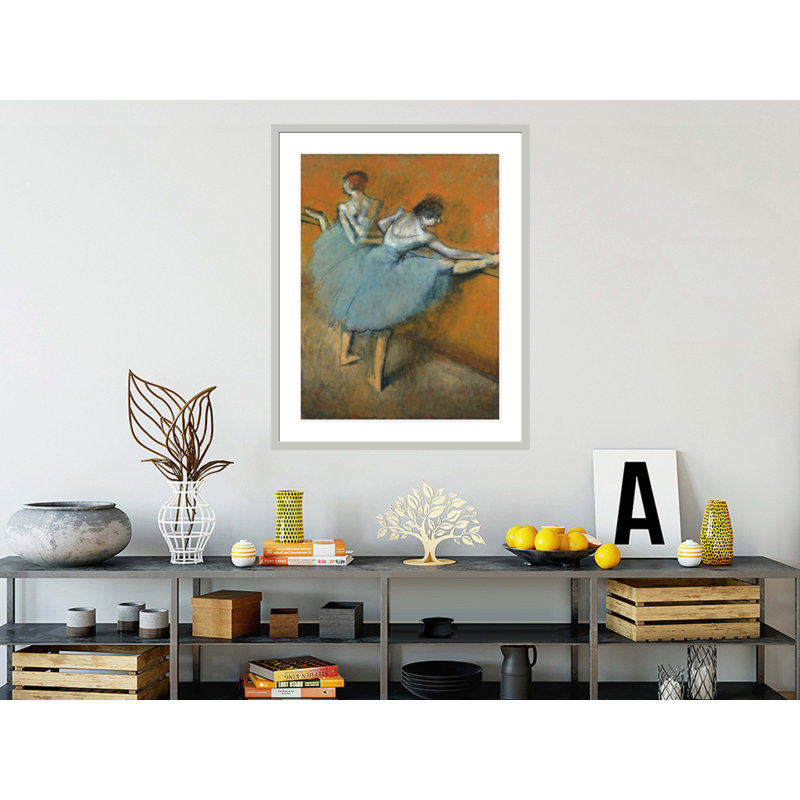«Dancers at the Barre» par Edgar Degas, impression giclée encadrée, H 41,5 po x l 32,91 po