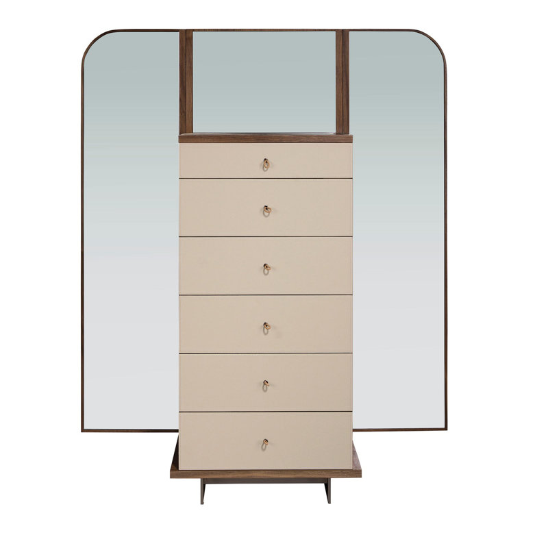 Chifonier walnut with mirror