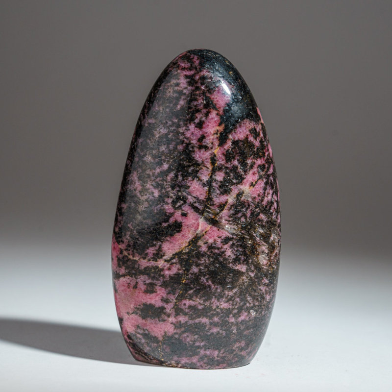 Polished Imperial Rhodonite Freeform from Madagascar (1.6 Lbs)