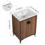 Meuble-lavabo de salle de bain avec lavabo supérieur, armoire de rangement moderne pour salle de bain
