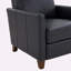 Midnight Blue Faux Leather Modern With Recliner Function-274678488