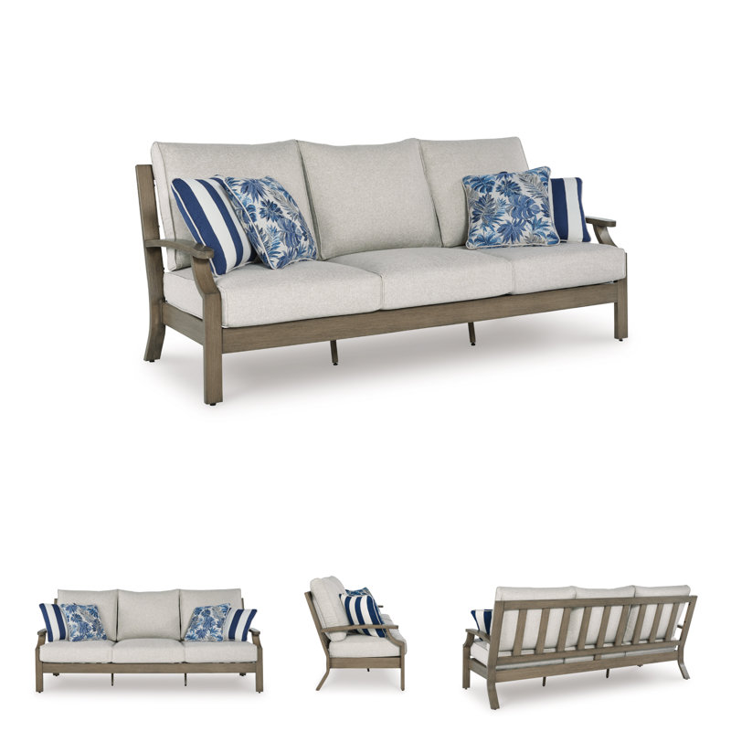 Canapé d'extérieur avec coussin Springbrook