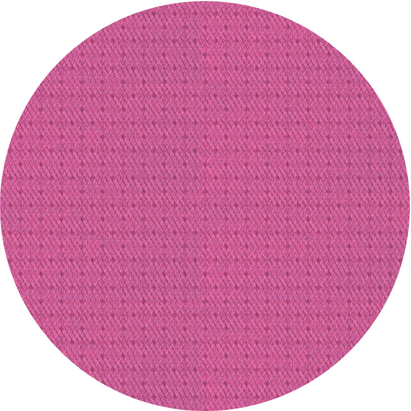 Tapis de couleur unie rose en laine, Rectangle 3 pi x 5 pi