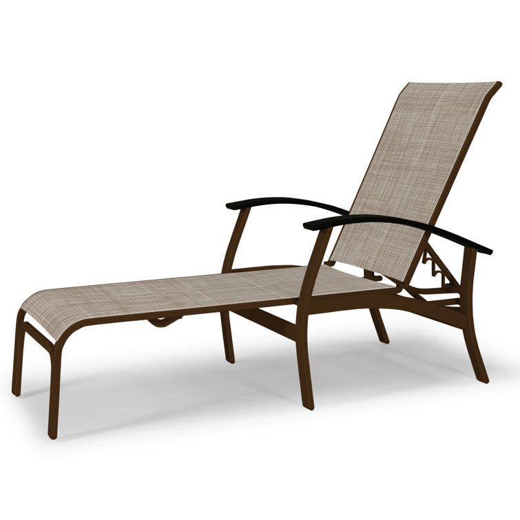 Askar Outdoor Rust-Resistant Metal Chaise Lounge