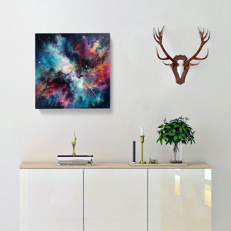 Galaxy Abstract No.3 - Wrapped Canvas, 50cm H x 50cm W x 3cm D