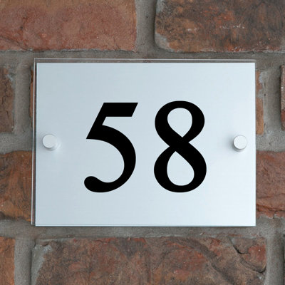 Champy 15cm H Plastic House Number