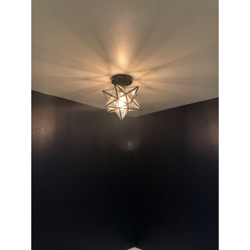 Holleman Semi Flush Mount, 12"