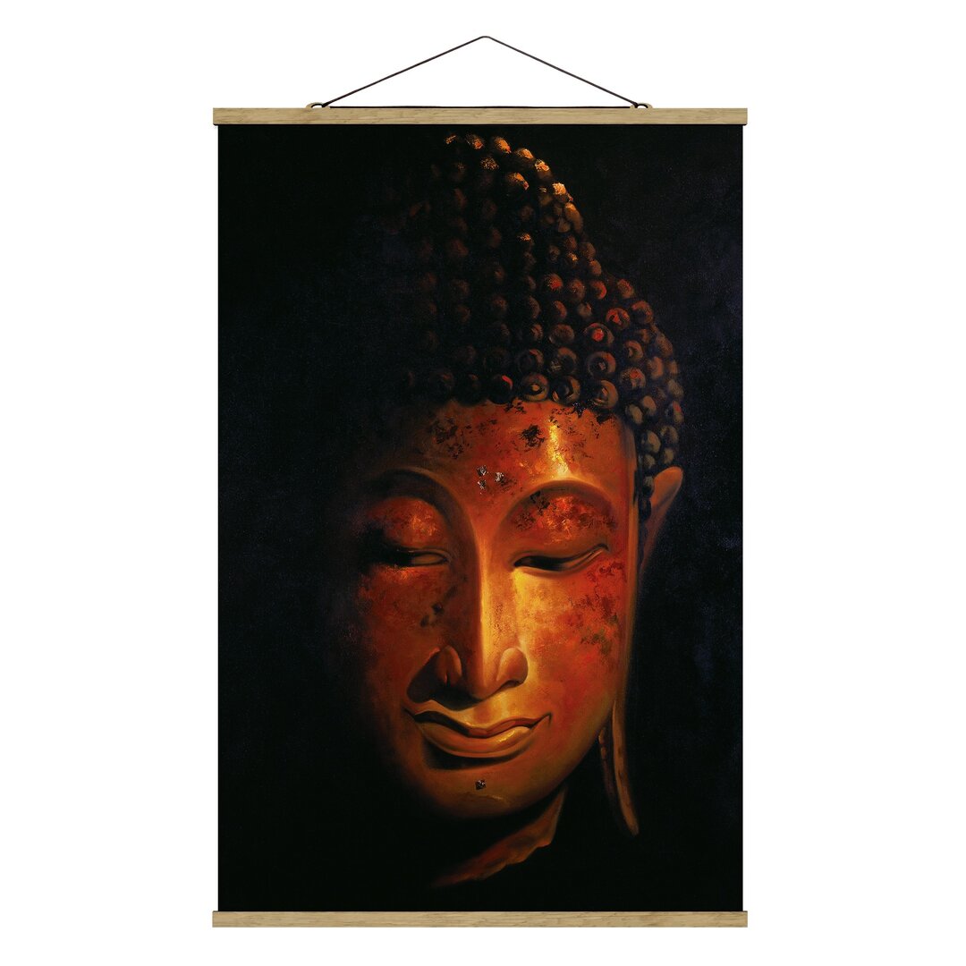 Stoffbild Madras Buddha