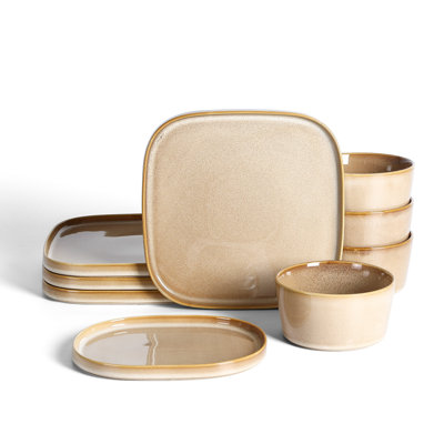 Stone Lain Cairo 12-Piece Dinnerware Set Stoneware
