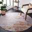 Abstract Area Rug in Grey / Rust-193660706