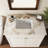 APRESSHUI 12'' Ceramic Rectangular Bathroom Sink with Overflow