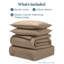 Microfiber No Pattern Duvet Cover Set with Pillowcases Included-115671386-115671380