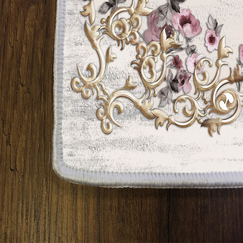 Elegant Hall Carpet, 31.5 x 78.7 inches | 100% Polyester, 0.4 inch Pile Height | Antibacterial, Non-Slip PVC Felt Dot Underside | Machine Washable, Durable Woven Design | Perfect for Entryways & Living Spaces
